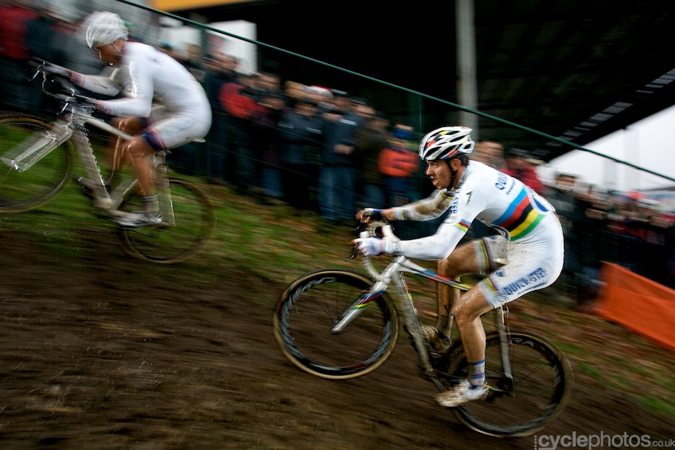 I've been photographing cyclo-cross for a while now but it still amazes me how these guys power up on muddy and steep ascents. My jaw drops every single time. I've been photographing cyclo-cross for a while now but it still amazes me how these guys power up on muddy and steep ascents. My jaw drops every single time.