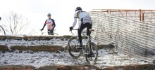 Mathieu van der Poel rides up the Limestone section in Louisville Mathieu van der Poel rides up the Limestone section in Louisville