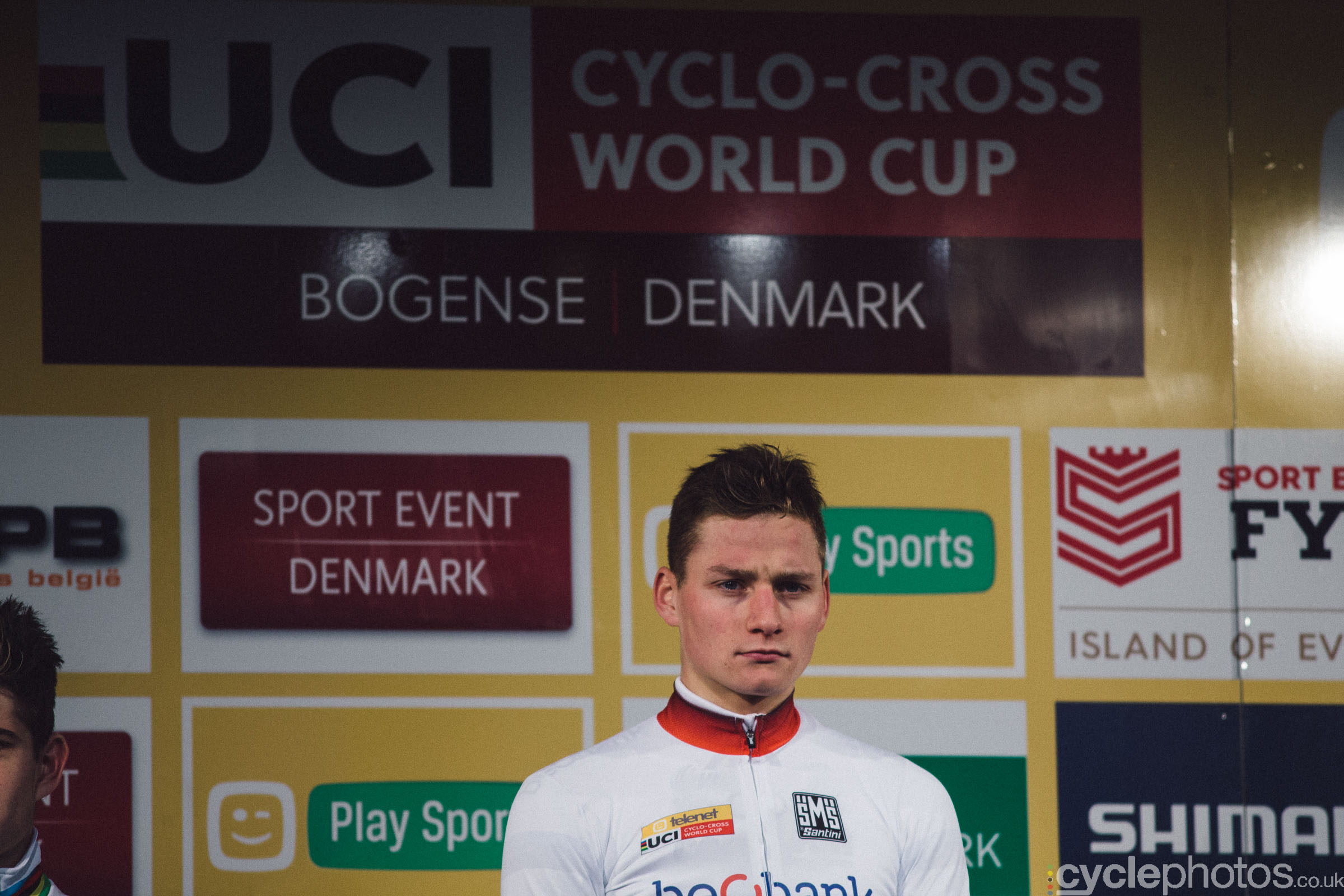 Mathieu van der Poel at UCI Cyclocross World Cup #4 - Bogense, DEN